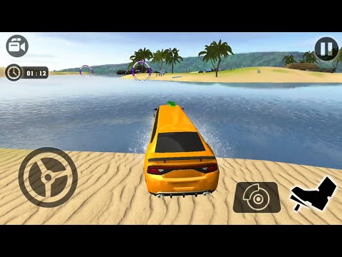 Beach Water Surfer Limousine Car Driving Simulator New Limousine Unlocked - Android Gameplay FHD