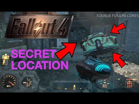 FALLOUT 4 - SECRET LOCATION - 4 Fusion Cores!!! - Location Tip - GG
