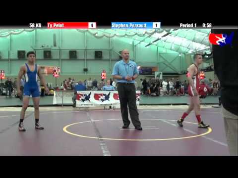 Ty Pelot vs. Stephen Persaud at 2013 ASICS FILA Cadet Nationals - GR