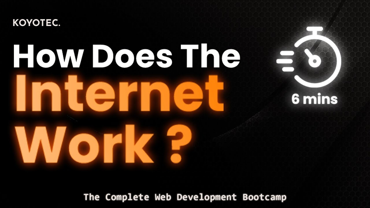 1.1 How Does The Internet Work ? | The Complete 2023 Web Development Bootcamp