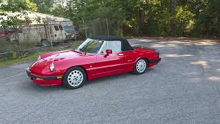 1987 Alfa Romeo Spider Quadrifoglio Walk Around and Drive By