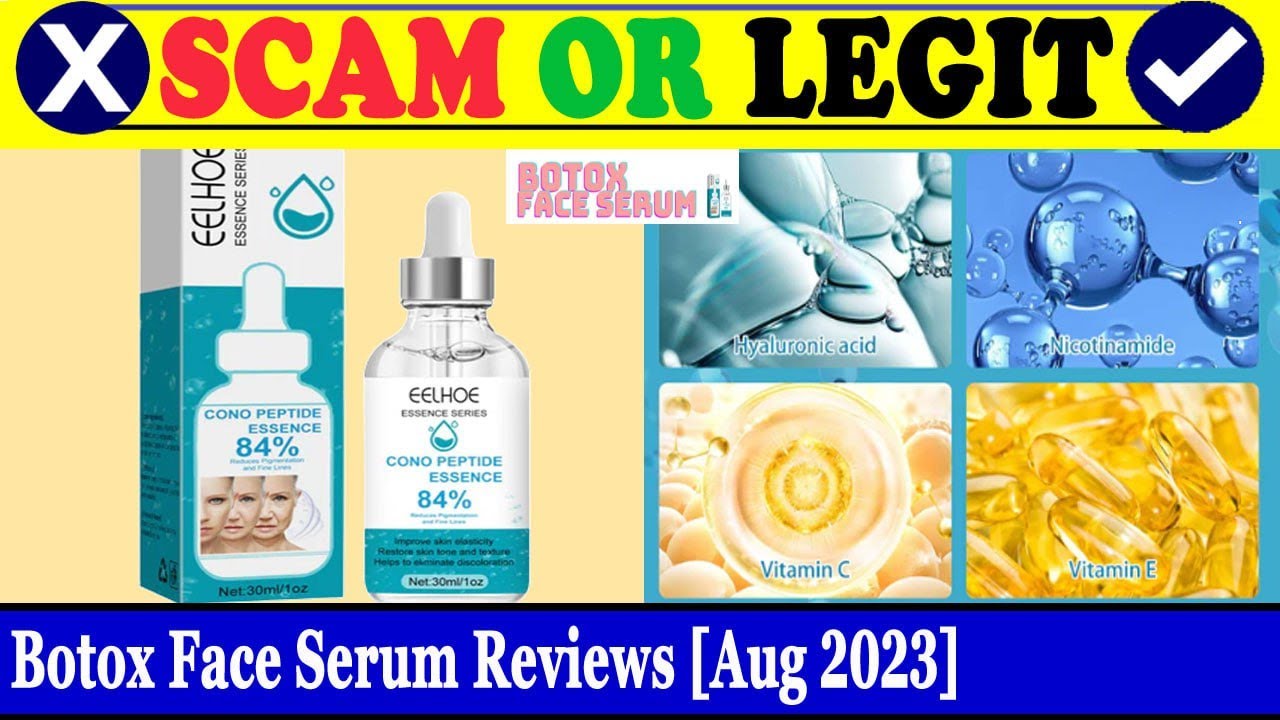 Botox Face Serum Reviews (Aug 2023) - Is This A Real Product? Find Out! | Scam Inspecter