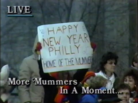 Philadelphia New Years Mummers Parade 1990 String Bands