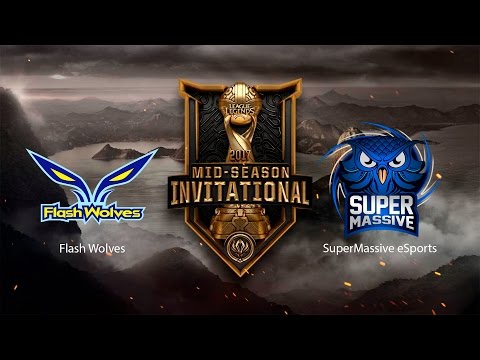 MSI 2017 Play-in #2: Flash Wolves vs SuperMassive eSports / League of Legends esports Highlights