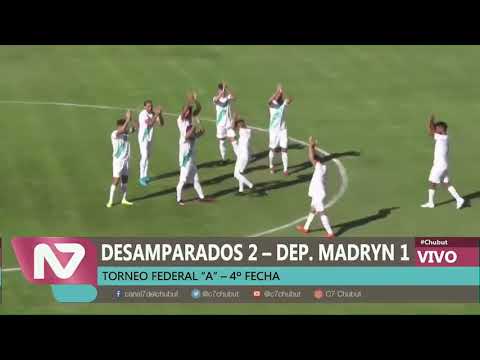 Torneo Federal A - Sp. Desamparados 2 Deportivo Madryn 1