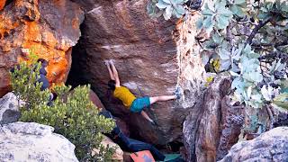 Video thumbnail of Mooiste Meisie, 8b. Rocklands