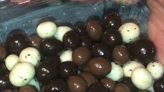 chocolate covered COFFEE BEANS (delicious)