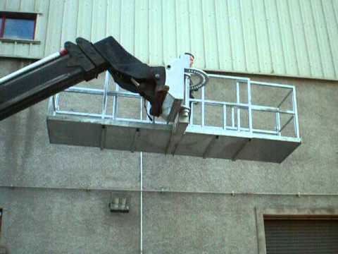 8ft Swivel Extendable Manlift Basket/Safety Cage - Image 2