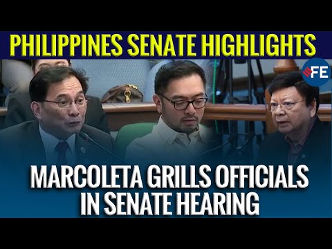 Marcoleta Takes Charge, Grills Officials In Explosive Blue Ribbon Speech