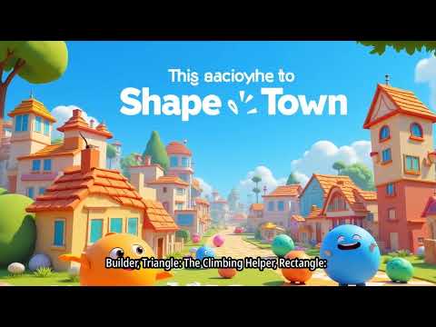 Shape Town Adventure | Learning Shapes is Fun | Learning For Kids | Kids Stories | Fun Learning