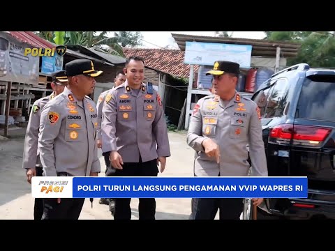 KAPOLDA BANTEN DAN KAPOLRES SERANG TURUN LANGSUNG PENGAMANAN VVIP WAPRES RI