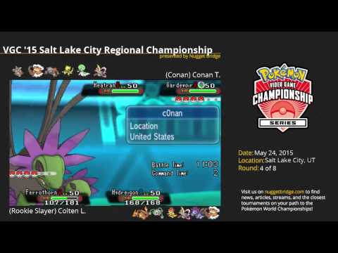 VGC' 15 Salt Lake City Regional Round 4 - Colten L. (Rookie Slayer MLG) vs Conan T. (Conan)