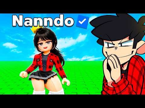 ENCONTREI O PRIMEIRO AVATAR DE YOUTUBERS FAMOSOS NO ROBLOX 😳😈