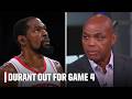 Inside The NBA Reacts To Joel Embiid S Return Kevin Durant Being Out For Game 4