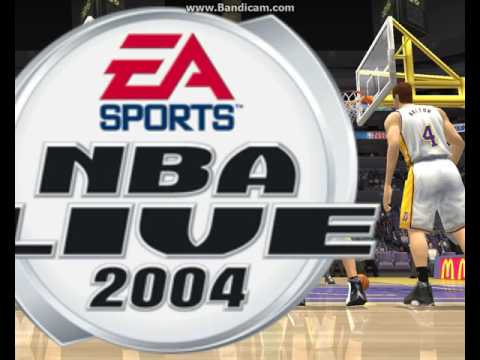 NBA Live 2004 Lakers Dynasty 2005 Season Game 15 (vs. Seattle)
