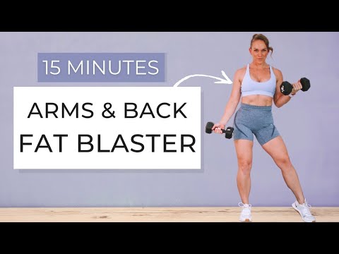 15 MIN TONED ARMS & BACK | All Standing Arms Workout