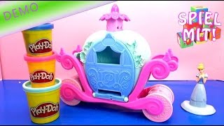 Play-Doh Princess Cinderella Magical Carriage / Magische Kutsche Hasbro Toy Review & Demo | deutsch