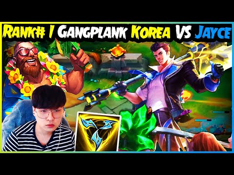 RANK#1 Gangplank Korea Top Gyulass Vs Jayce