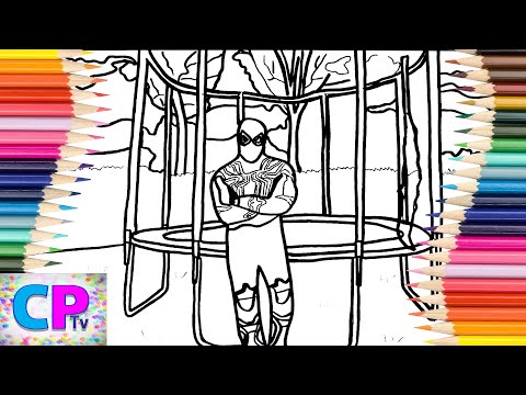 Spiderman Coloring Pages, Superhero in Real Life, Spiderman Avengers Style Drawing