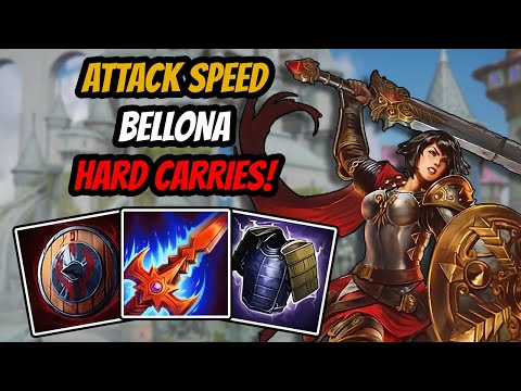 BELLONA is a HARD CARRY with ATTACK SPEED in SMITE 2 Joust