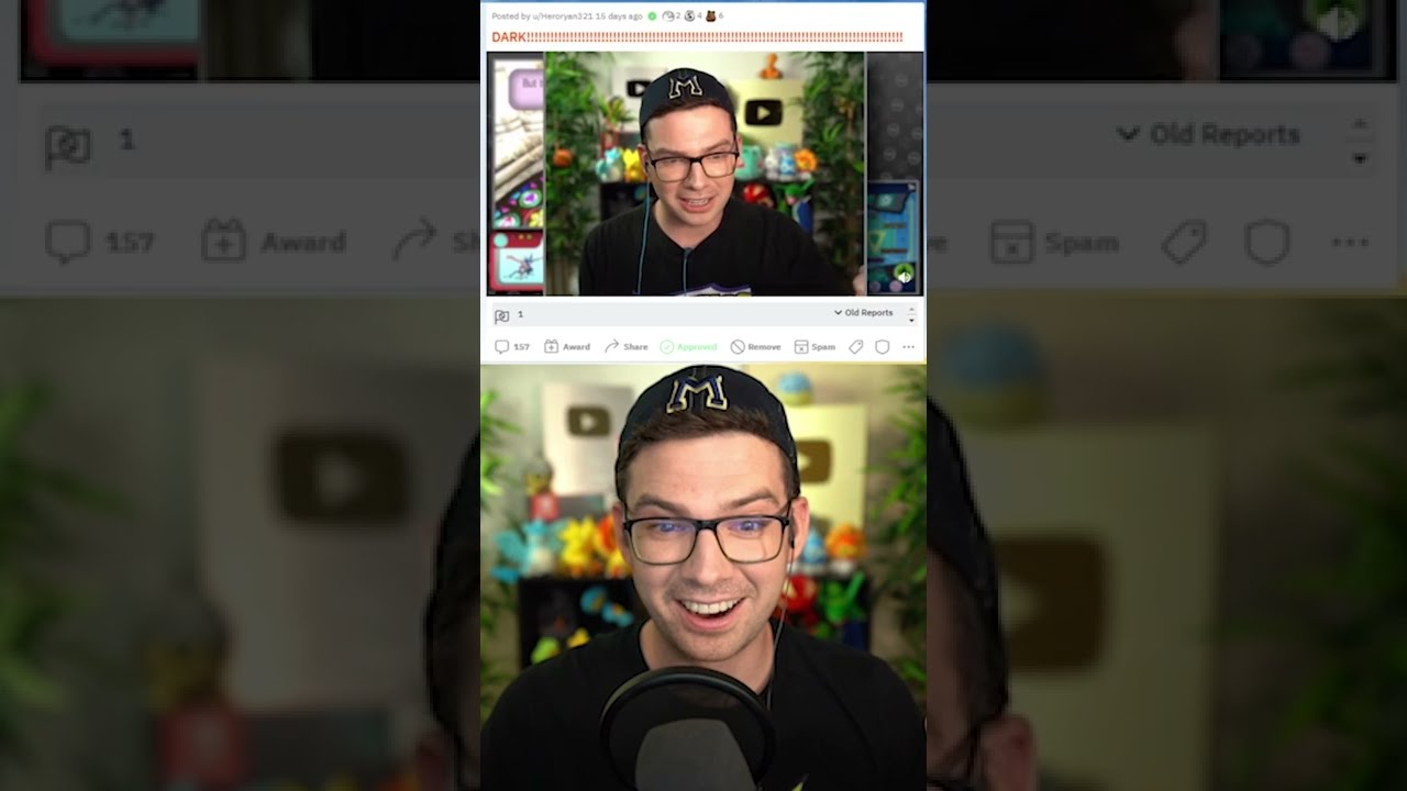 MandJTV says DARK many many many times #shorts