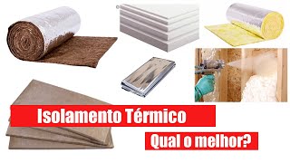04 - THERMAL INSULATION - What is the best cost-benefit? - More details in our BOOK