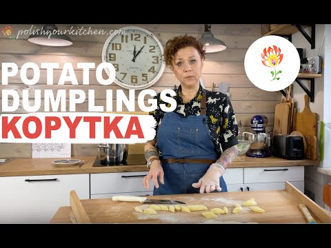 Polish POTATO DUMPLINGS - KOPYTKA; How to make Polish food by Polish Your Kitchen