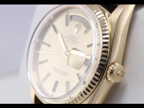 How to Set Day & Date on Non-Quickset Rolex Day-Date