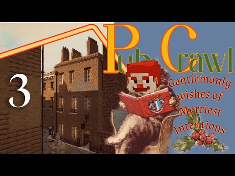 Insane Christmas Pub Crawl in Minecraft 2023