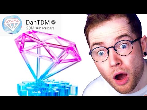 I Designed DanTDM's 20 Million Playbutton! (Custom)