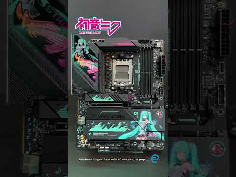 The ROG STRIX X870E-H GAMING WIFI7 HATSUNE MIKU EDITION brings power and vibrant style to your build
