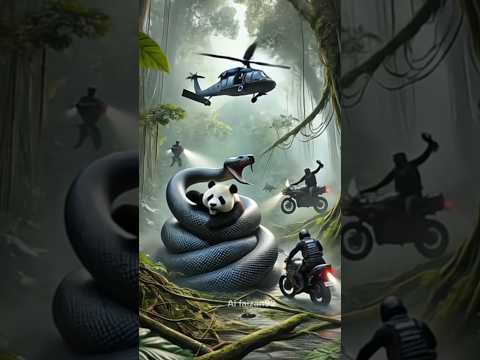 Panda ko sank ne pakrd liya #viralshort #viralvideo #video #cute #panda #reels