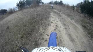 preview picture of video 'Yz 125 & Sx 125 gopro hd helmet cam klesno 15.04.2012'