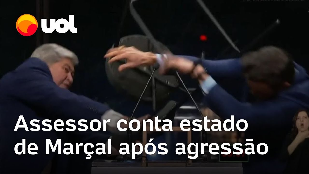 Pablo Marçal está sentindo dor na região da costela e na mão, diz assessor após agressão de Datena