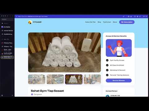 Foto kelas Learn UI & Laravel 11: Website Subscribe Paket Gym
