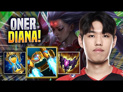 ONER IS SO CLEAN WITH DIANA! - T1 Oner Plays Diana JUNGLE vs Wukong! | Preseason 2023