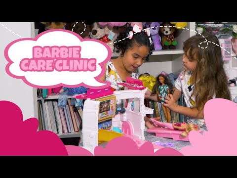 BARBIE CARE CLINIC | Playing with my friend!