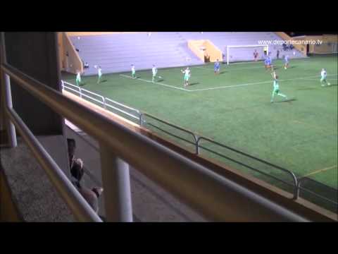 Gol de Rubén, jugador del CD Becerril 22 1 2016 2