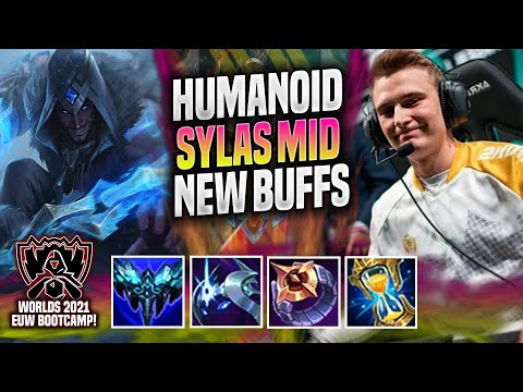 HUMANOID TRIES SYLAS NEW BUFFS! 🔥WORDLS BOOTCAMP EUW🔥 - MAD Humanoid Plays Sylas MID vs Syndra! |