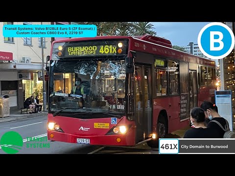 Transit Systems: Volvo B12BLE Euro 5 (ZF Ecomat) / Custom Coaches CB60 Evo II, 2219 ST