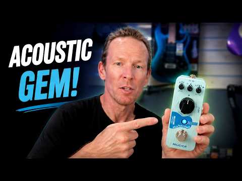 Mooer Baby Water Acoustic Chorus/Delay 2010s - Blue image 8