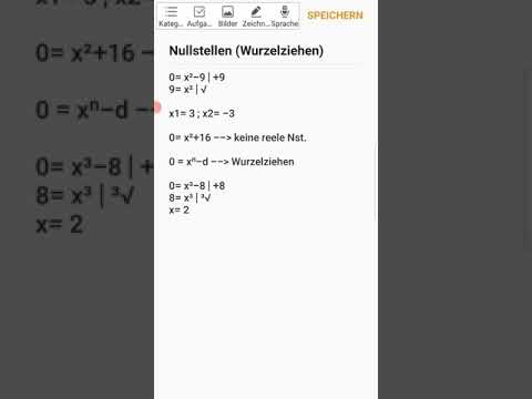 Nullstellen( Wurzel ziehen)