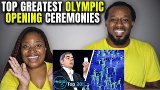 American Couple Reacts "Top 20 Greatest Olympic Opening Ceremonies of All Time"