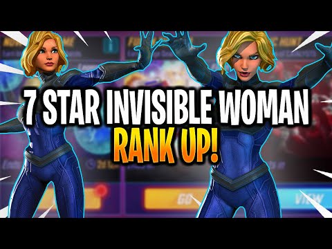 *NEW* 7 STAR INVISIBLE WOMAN RANK UP! - MARVEL Strike Force - MSF