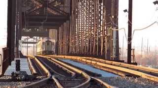 preview picture of video 'NJ Transit at Delair Bridge, New Jersey'