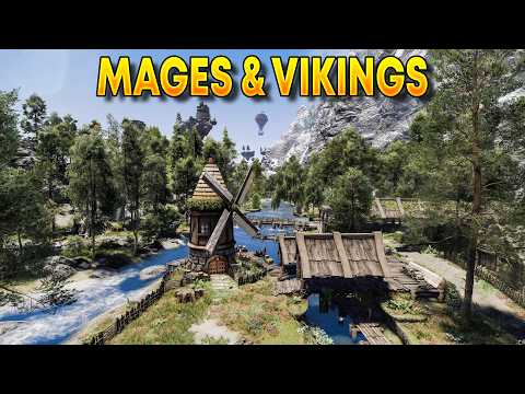 Skyrim Mages & Vikings 4K ULTRA Showcase (RTX 5090)