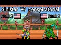 Time Killers Sinistar US Rank Vs Conspiratorial US Rank