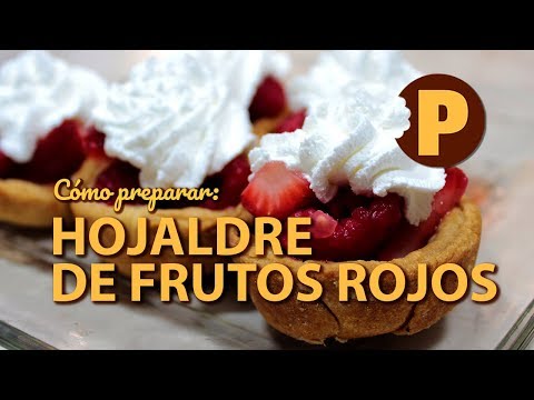 Hojaldre de Frutas Rojas