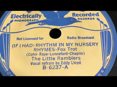 Rhythm in My Nursery Rhymes - The Little Ramblers January 6, 1936