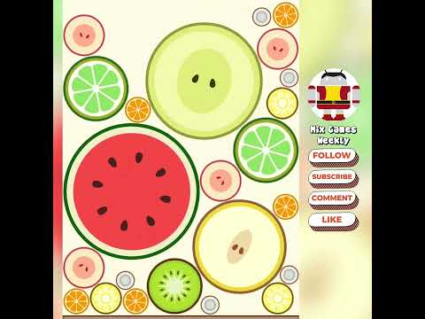 Fruit Fusion Merge - Watermelon Game 2D (2048 Balls) Fruits Combine, Juice Party Game, ASMR Gameplay
